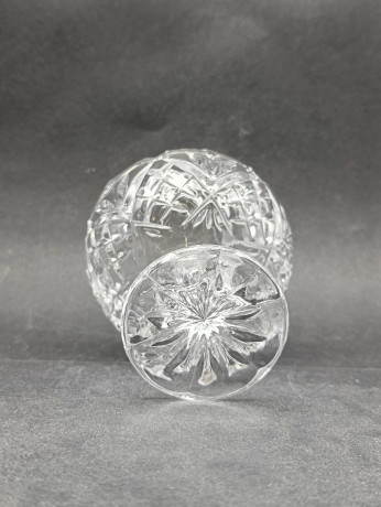 Креманка винтажная Walther Glas, на высокой ножке, хрусталь, 9.5 см, Германия, 1970-80гг.