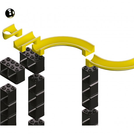 Hubelino Kugelbahn pi Marble Run Set XL Набор Marble Run pi Marble Run XL