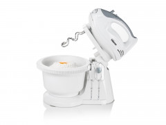 Tristar Tristar Handmixer MX-4152, 200,00 W, mit 5 Leistungsstufen und rotierender 2L Schussel, Weiss  Ручной миксер Tristar MX-4152, 200,00 Вт, с 5 уровнями мощности и вращающейся чашей объемом 2 л, белый