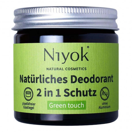 Niyok Deodorant 2in1 Green Touch 40ml  Дезодорант 2в1 Green Touch 40мл