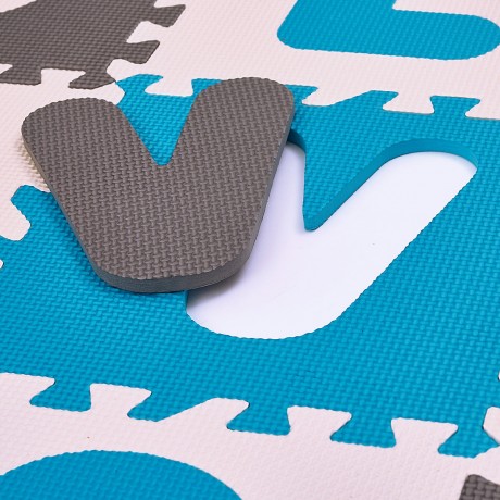 Pink Papaya Puzzlematte mit Zahlen und Buchstaben Kids Zone Коврик-пазл с цифрами и буквами Kids Zone