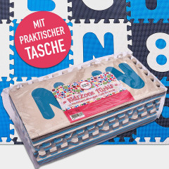 Pink Papaya Puzzlematte mit Zahlen und Buchstaben Kids Zone Коврик-пазл с цифрами и буквами Kids Zone