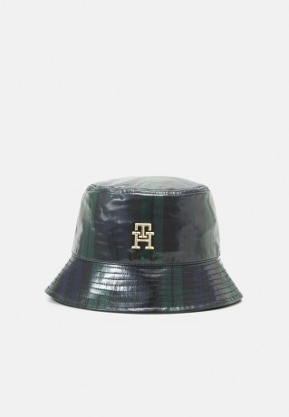 Tommy Hilfiger EAST COAST PREP BUCKET Hat blackwatch EAST COAST PREP BUCKET Шляпа черные часы