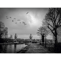 CALVENDO Puzzle CALVENDO Puzzle Briare Kanalbrucke Eingang Пазл CALVENDO Puzzle Вход на мост через канал Бриар