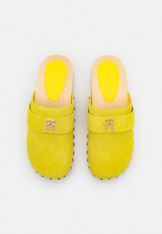 Tommy Hilfiger Clogs vivid yellow засоряет ярко-желтый