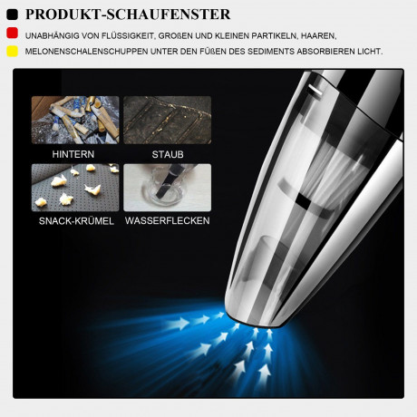 MAGICSHE MAGICSHE Akku-Handstaubsauger 120 W 4000pa Kabelloser tragbarer Nass- und Trockensauger  MAGICSHE Беспроводной ручной пылесос 120 Вт 4000 Па Беспроводной портативный пылесос для влажной и сухой уборки