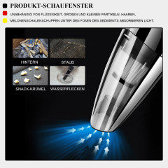 MAGICSHE MAGICSHE Akku-Handstaubsauger 120 W 4000pa Kabelloser tragbarer Nass- und Trockensauger  MAGICSHE Беспроводной ручной пылесос 120 Вт 4000 Па Беспроводной портативный пылесос для влажной и сухой уборки