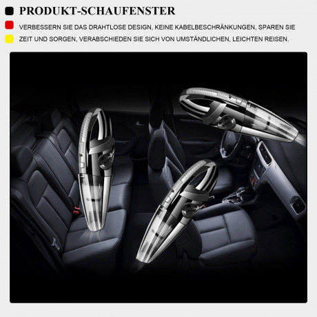 MAGICSHE MAGICSHE Akku-Handstaubsauger 120 W 4000pa Kabelloser tragbarer Nass- und Trockensauger  MAGICSHE Беспроводной ручной пылесос 120 Вт 4000 Па Беспроводной портативный пылесос для влажной и сухой уборки