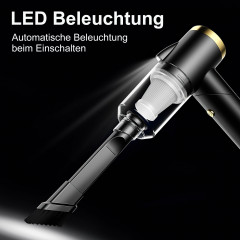 Vbrisi Vbrisi Akku-Handstaubsauger Handstaubsauger, Akku-Handstaubsauger, Mini Stark Staubsauger Schwarz Беспроводной ручной пылесос Vbrisi, беспроводной ручной пылесос, мощный мини-пылесос