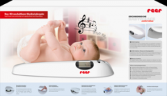 Reer Весы для новорожденных с музыкой, 1 шт