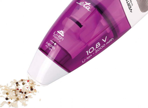 eta eta Akku-Handstaubsauger VERTO ETA344290000, beutellos, Trocken- und Nasssaugen, mit Ladestander  Беспроводной ручной пылесос eta VERTO ETA344290000, без мешка для сухой и влажной уборки, с зарядной подставкой