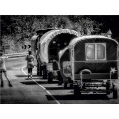 CALVENDO Puzzle CALVENDO Puzzle Mit dem Zirkus Пазл CALVENDO Пазл С цирком