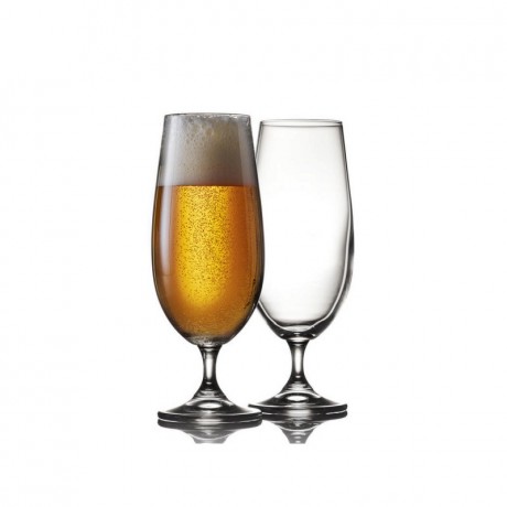Bitz Bitz Trinkglaser clear Bierglas 0,38 L Set 2-tlg. Стаканы для питья Bitz прозрачные пивные бокалы 0,38 л набор из 2 шт.