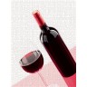 CALVENDO Puzzle CALVENDO Puzzle Ein Glas Rotwein mit Flasche daneben Пазл CALVENDO Puzzle Бокал красного вина с бутылкой рядом с ним