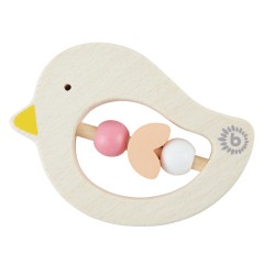 bieco Greifling Baby Beissring Vogel aus Holz Spielzeug mit Holzperlen Zahnungshilfe Beissringe Игрушка-клатч детский прорезыватель для зубов птичка из дерева игрушка с деревянными бусинами прорезыватель для зубов прорезыватель для зубов