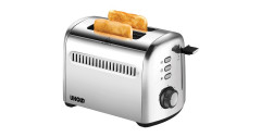 Unold Unold 2er-Toaster Retro edelstahl, 950 Watt, fur 2 Scheiben Toast  edelstahl Тостер Unold 2-местный ретро из нержавеющей стали, 950 Вт, на 2 ломтика тостов