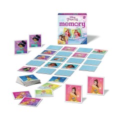 Ravensburger Mini Memory | Disney Princess | 48 Bildkarten |  20900 | Spiel Минипамять | Принцессы Диснея | 48 карточек с картинками | 20900 | Игра