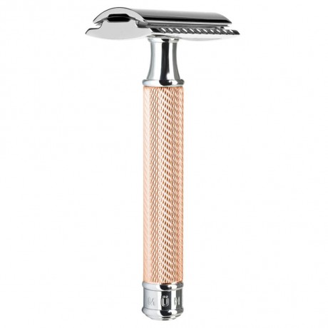 Muhle TRADITIONAL Rasierhobel R 89 Rosegold geschlossener Kamm Безопасная бритва TRADITIONAL R 89, розовое золото, закрытый гребень
