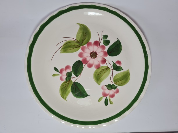 Botticelli Винтажная керамическая тарелка, ручная роспись, 28см, Италия 1960г.