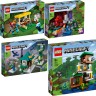 Minecraft 4er Set: 21171 Der Pferdestall + 21172 Das zerst orte Portal + 21173 Der Himmelsturm + 21174 Das moderne Baumhaus ЛЕГО НАБОР Конюшня+Разрушенный портал+Небесная башня+Современный домик на дереве