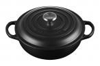 Le Creuset LE CREUSET Br\u00e4ter 22cm schwarz SIGNATURE schwarz LE CREUSET Br>4ter 22см черный SIGNATURE