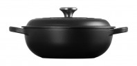 Le Creuset LE CREUSET Br\u00e4ter 22cm schwarz SIGNATURE schwarz LE CREUSET Br>4ter 22см черный SIGNATURE