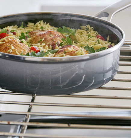 Merten & Storck MERTEN & STORCK Servierpfanne galaxy grey COOKWARE grau Сервировочная кастрюля MERTEN & STORCK галактика серая ПОСУДА