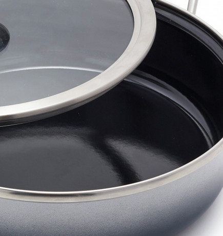 Merten & Storck MERTEN & STORCK Servierpfanne galaxy grey COOKWARE grau Сервировочная кастрюля MERTEN & STORCK галактика серая ПОСУДА