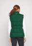 Tommy Hilfiger SORONA BALL WAISTED PUFF VEST Waistcoat prep green ЖИЛЕТ SORONA BALL WAISTED PUFF Жилет подготовка зеленый