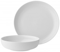 NOVEL Novel Tafelservice 12-tlg.  Weiss Роман обеденный сервиз 12 шт.
