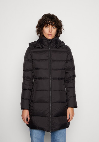 Tommy Hilfiger GLOBAL STRIPE COAT Down coat black GLOBAL STRIPE COAT Пуховик черный