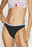 Tommy Hilfiger ESSENTIALS 3 PACK  Thong medium grey htr/white/black НАБОР ESSENTIALS 3 стринги средне-серый htr/белый/черный