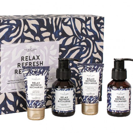 THE GIFT LABEL Geschenkbox Deluxe Relax refresh recharge Подарочная коробка Deluxe Relax Refresh пополнение