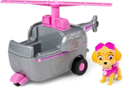 Spin Master PAW Patrol Helikopter-Fahrzeug mit Skye-Figur (Basic Vehicle\/Basis Fahrzeug) Вертолет PAW Patrol с фигуркой Скай (базовая машина/базовая машина)