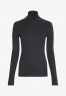 Tommy Hilfiger SLIM ROLL NECK  Long sleeved top black SLIM ROLL NECK Топ с длинными рукавами черный