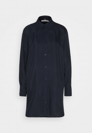 Tommy Hilfiger PIECED SHORT SHIRT DRESS Shirt dress desert sky КОРОТКОЕ ПЛАТЬЕ-РУБАШКА Платье-рубашка небо пустыни