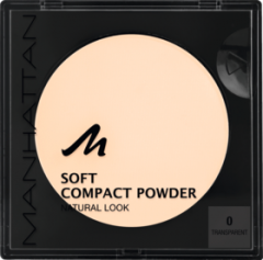 MANHATTAN Cosmetics Пудра для лица компактная Soft Powder Transparent 00, 9 г