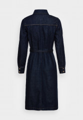 Tommy Hilfiger DRESS BELT KNEE Denim dress dark blue denim ПЛАТЬЕ BELT KNEE Джинсовое платье темно-синий деним