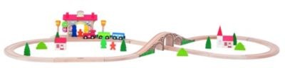 Woodyland Holzspielzeug Eisenbahn-Set Деревянный игрушечный поезд