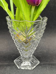 Ваза винтажная малая Walther Glas, хрусталь, 11 х 8 см, Германия, 1970-80гг.