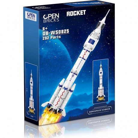 Open Bricks Open Bricks Rocket mit ca. 280 markenkomaptiblen Bausteinen Open Bricks Rocket с примерно 280 кирпичами