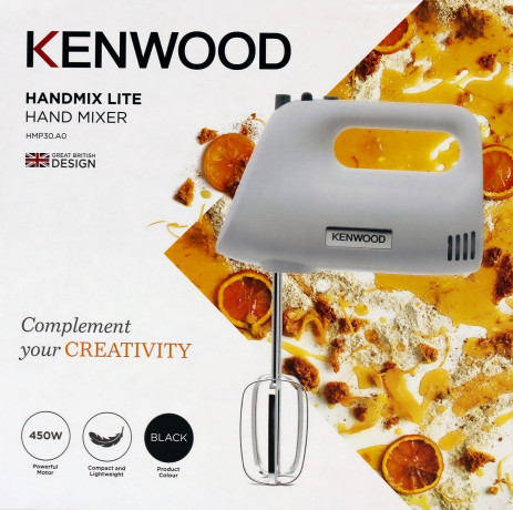 KENWOOD KENWOOD Handmixer HMP30.A0BK Handmixer schwarz 450W  Ручной миксер KENWOOD HMP30.A0BK черный 450Вт