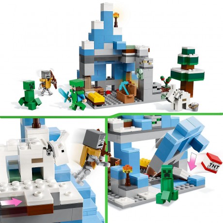 LEGO LEGO Minecraft 21243 Die Vereisten Gipfel LEGO Minecraft 21243 Ледяные вершины