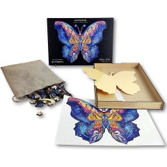 ANIWOOD Holz-Puzzle Schmetterling M (150 Teile) Деревянный пазл Бабочка М (150 деталей)