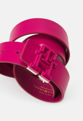 Tommy Hilfiger LUX  Belt bright cerise pink ЛЮКС Ремень ярко-вишнево-розовый