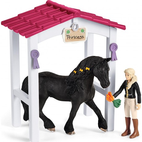 Schleich Schleich Horse Club 42437 Pferdebox mit Horse Club Tori  Princess Конюшня Schleich Horse Club 42437 с Horse Club Tori Princess