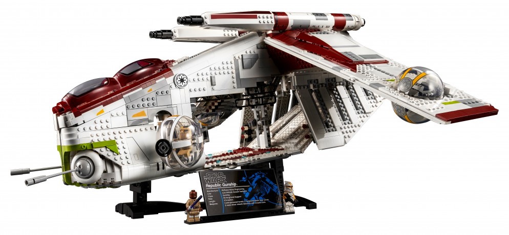 Lego Republic Gunship Республиканский боевой корабль