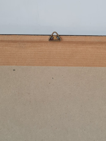 Картина винтажная в черно-белых тонах "г. Неккарштайнах" O.W.Pfilze, 31 x 41 см, Германия, 1960-70гг.