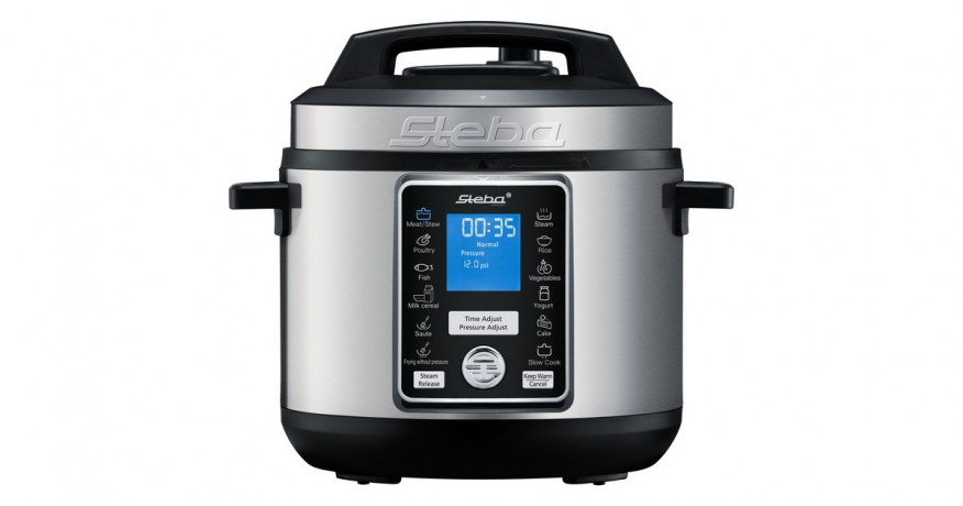 Steba Steba Multikocher/ Schnellkochtopf DD 3 Smart edelstahl/schwarz edelstahl/schwarz Мультиварка/скороварка Steba DD 3 Smart нержавеющая сталь/черный