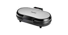 Bestron Bestron Doppel-Waffeleisen ADWM730S fur Herzwaffeln edelstahl/schwarz, 1.200 Watt  edelstahl/schwarz Двойная вафельница Bestron ADWM730S для вафель-сердечек, нержавеющая сталь/черный, 1200 Вт